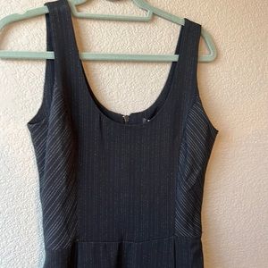 Size 4 DKNY black midi dress